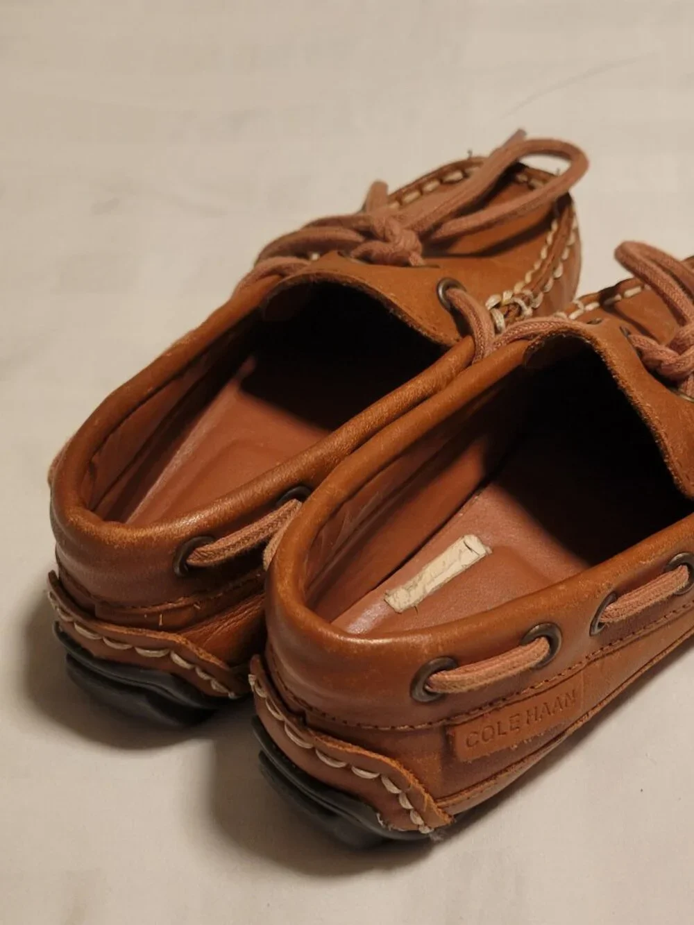 Cole Haan Tan Leather Moccasin Loafers Toddler Boys 8.5Y